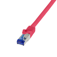 LogiLink Patchkabel Ultraflex Cat.6a S/Ftp rot 3 m - Cable - Network