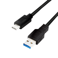 LogiLink CU0170 - 2 m - USB A - USB C - USB 3.2 Gen 1 (3.1 Gen 1) - 5000 Mbit/s - Schwarz