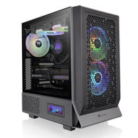 Thermaltake Ceres 300 TG - Midi Tower - PC - Black - ATX - EATX - micro ATX - Mini-ITX - Tempered glass - 18.5 cm