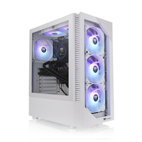 Thermaltake View 200 TG Snow ARGB - Midi Tower - PC - Weiß - ATX - micro ATX - Mini-ITX - Gehärtetes Glas - Multi