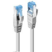 Lindy 1.5m Cat.6A S/FTP LSZH Cable - Grey - 1.5 m - Cat6a - S/FTP (S-STP) - RJ-45 - RJ-45