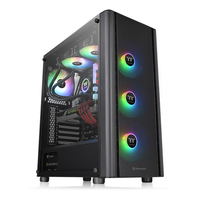 Thermaltake V250 TG ARGB - Midi Tower - PC - Schwarz - ATX - micro ATX - Mini-ITX - SPCC - Gaming