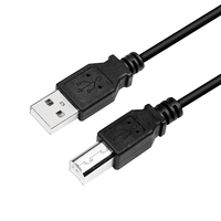 LogiLink CU0007B - 2 m - USB A - USB B - USB 2.0 - 480 Mbit/s - Schwarz