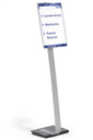 Durable Präsentationsständer InfoSignStand A3 f Hoch u.Quer