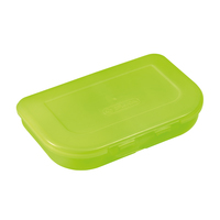 Herlitz 50033232 - Lunch container - Child - Green - Monochromatic - Rectangular - Boy/Girl