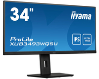 Iiyama ProLite XUB3493WQSU-B5 - 86.4 cm (34") - 3440 x 1440 pixels - UltraWide Quad HD - LED - 4 ms - Black