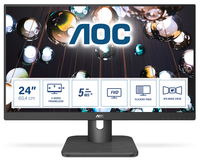 AOC E1 24E1Q - 60,5 cm (23.8 Zoll) - 1920 x 1080 Pixel - Full HD - LED - 5 ms - Schwarz