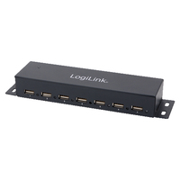 LogiLink UA0148 - USB 2.0 - 480 Mbit/s - Gray - Metal