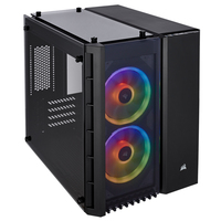 Corsair Crystal 280X - PC - Schwarz - micro ATX - Stahl - Gehärtetes Glas - Gaming - 15 cm