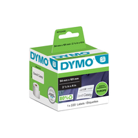 Dymo LW - Versandetiketten / Namensschilder - 54 x 101 mm - S0722430 - Weiß - Selbstklebendes Druckeretikett - Papier - Dauerhaft - Rechteck - LabelWriter