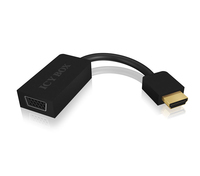 ICY BOX IB-AC502 - VGA (D-Sub) - HDMI Type A (Standard) - Male - Female - Black