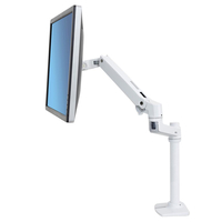 Ergotron LX Series 45-537-216 - Clamp - 11.3 kg - 81.3 cm (32") - 100 x 100 mm - Height adjustment - White