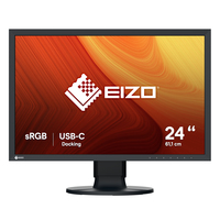 EIZO 61.0cm 24" CS2400R 16 10 HDMI+DP+USB-C IPS black retail - Flat Screen - 24"