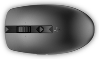 HP 635 Multi-Device Wireless Mouse - Ambidextrous - RF Wireless + Bluetooth - 1200 DPI - Black