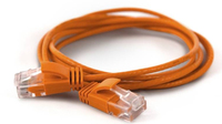 WANTEC 7253 - 0.1 m - Cat6a - U/UTP (UTP) - RJ-45 - RJ-45