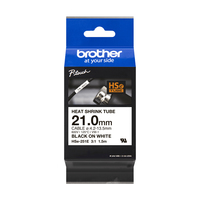 Brother HSe-251E - Heat shrink tube - Black - White - 150 cm - 1.35 cm - 4.2 mm - 3:1