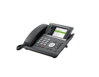 Unify OpenScape CP700X - IP-Telefon - Schwarz - Kabelgebundenes Mobilteil - Tisch/Wand - 1000 Eintragungen - TFT