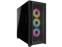 Corsair 5000D RGB - Midi Tower - PC - Schwarz - ATX - Kunststoff - Stahl - Gehärtetes Glas - 17 cm