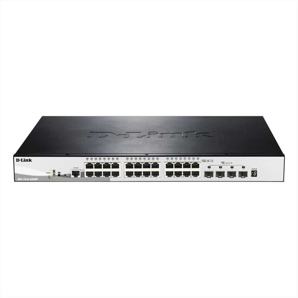 D-Link Switch DGS-1510-28XMP E DGS151028XMP - Switch - Glasfaser (LWL)