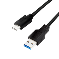 LogiLink CU0171 - 3 m - USB A - USB C - USB 3.2 Gen 2 (3.1 Gen 2) - 5000 Mbit/s - Schwarz