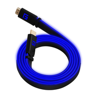 Floating Grip HDMI Kabel High Speed 8K/60Hz LED 3.0m blau - Kabel - Digital/Display/Video