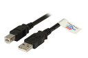 EFB Elektronik K5256SW.0,5 - 0.5 m - USB A - USB B - USB 2.0 - 480 Mbit/s - Black