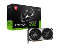 MSI GeForce RTX 4070 Ventus 2X E 12G OC - Graphics card - 12,288 MB