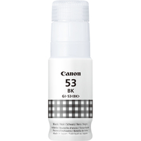 Canon GI-53BK Black Ink Bottle - Black - PIXMA G650 PIXMA G550 - 60 ml - Inkjet - 1 pc(s)