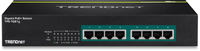 TRENDnet TPE-TG81g - Unmanaged - Gigabit Ethernet (10/100/1000) - Vollduplex - Power over Ethernet (PoE) - Rack-Einbau