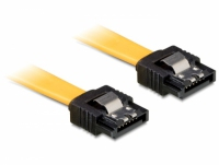 Delock 0.7m SATA M/M - 0.7 m - Male/Male - Yellow