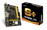 Biostar B450MH - AMD - Socket AM4 - AMD Athlon - AMD Ryzen™ 3 - 2nd Generation AMD Ryzen™ 3 - 3rd Generation AMD Ryzen™ 3 - AMD... - DDR4-SDRAM - 32 GB - DIMM