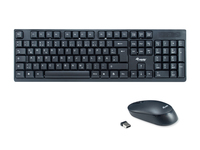 Equip Wireless Tastatur+ Maus Layout deutsch schwarz - Keyboard