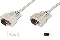 DIGITUS Datatransfer extension cable, D-Sub9/M - D-Sub9/F