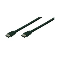 LogiLink CS0010 - 0.75 m - eSATA - eSATA - Male/Male - Black - UL-2725