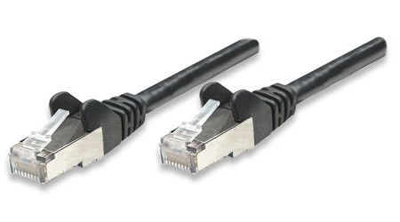 Intellinet Netzwerkkabel - Cat5e - SF/UTP - CCA - Cat5e-kompatibel - RJ45-Stecker/RJ45-Stecker - 10,0 m - schwarz - 10 m - Cat5e - SF/UTP (S-FTP) - RJ-45 - RJ-45 - Schwarz