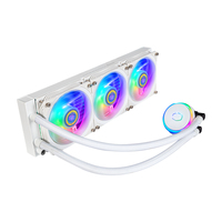 Cooler Master MasterLiquid PL360 Flux White Edition - Flüssigkeitskühlung - 12 cm - 2300 RPM - 32 dB - 72,37 cfm - Weiß