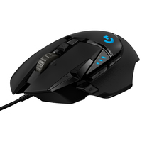 Logitech G G502 Hero - rechts - Optisch - USB Typ-A - 25600 DPI - 1 ms - Schwarz