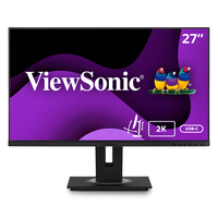 ViewSonic VG2756-2K - 68.6 cm (27") - 2560 x 1440 pixels - Full HD - LED - 14 ms - Black