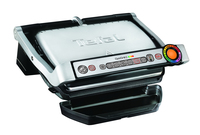 TEFAL GC716D - Black - Metallic - Stainless steel - Tabletop - Buttons - Griddle - 300 x 200 mm