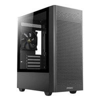 Antec NX500M - Mini Tower - PC - Black - ITX - micro ATX - Plastic - Steel - Gaming