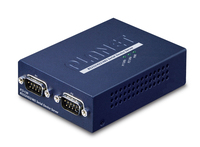 Planet 2-Port RS232/422/485 Serial - 10/100Base-T(X) - 5,5 mA - 189 g - 97 x 70 x 26 mm - -10 - 60 °C - -10 - 70 °C