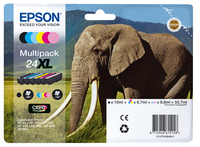 Epson 24XL Multipack - 6 pakker - XL - Original - Ink Cartridge