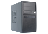 Chieftec CT-04B-OP - Mini Tower - PC - Black - micro ATX - SECC - 14 cm