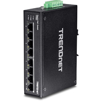 TRENDnet TI-PG80 - Unmanaged - L2 - Gigabit Ethernet (10/100/1000) - Full duplex - Power over Ethernet (PoE) - Wall mountable