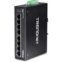 TRENDnet TI-PG80 - Unmanaged - L2 - Gigabit Ethernet (10/100/1000) - Full duplex - Power over Ethernet (PoE) - Wall mountable