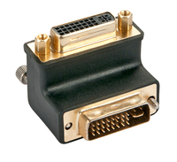 Lindy 90° Adapter "Down" - DVI-Adapter - DVI-I (M)