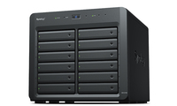 Synology DX1215II - HDD / SSD-Gehäuse - 2.5/3.5 Zoll - SATA - Serial ATA II - Serial ATA III - Hot-Swap - Schwarz