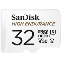 SanDisk High Endurance - 32 GB - MicroSDHC - Class 10 - UHS-I - 100 MB/s - 40 MB/s