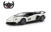 JAMARA Lamborghini Aventador SVJ Performance 1:14 weiß 2.4GHz A - Sportwagen - Elektromotor - 1:16 - Betriebsbereit (RTR) - Weiß - Junge