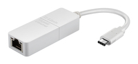 D-Link DUB-E130 - Kabelgebunden - USB Typ-C - Ethernet - 1000 Mbit/s - Weiß